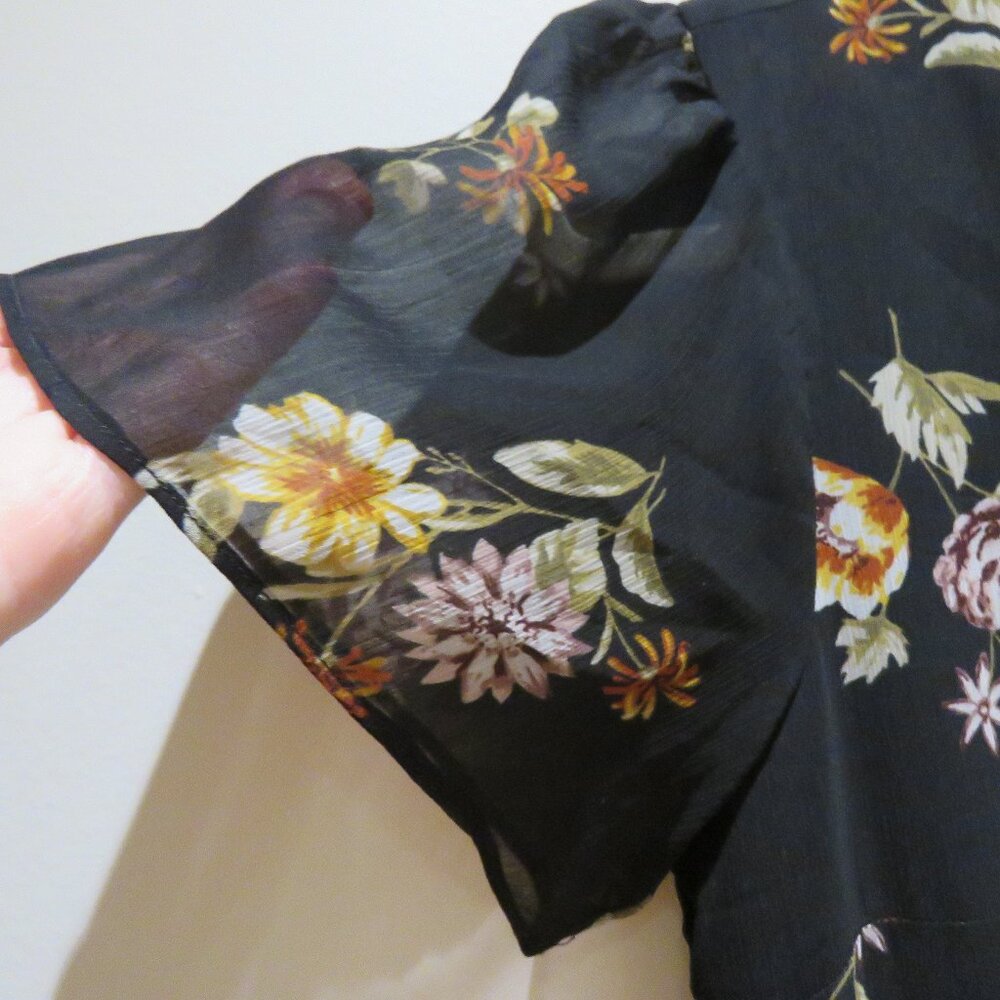 Abercrombie & Fitch Black Floral Maxi Dress - Picture 5 of 15